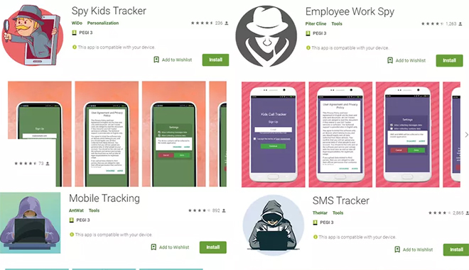 Из Google Play удалены несколько шпионских приложений