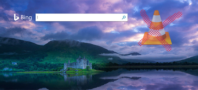 Поисковик Bing объявил VLC-плейер небезопасным