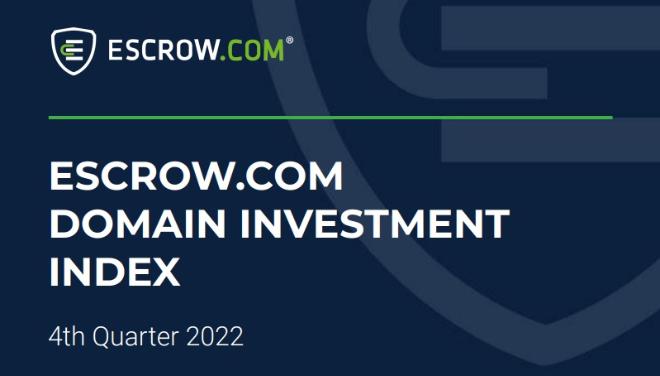 Компания Escrow.com представила индекс инвестиций в доменные имена за 4 квартал прошлого года